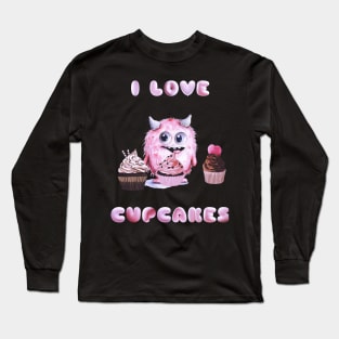 I love cupcakes Long Sleeve T-Shirt